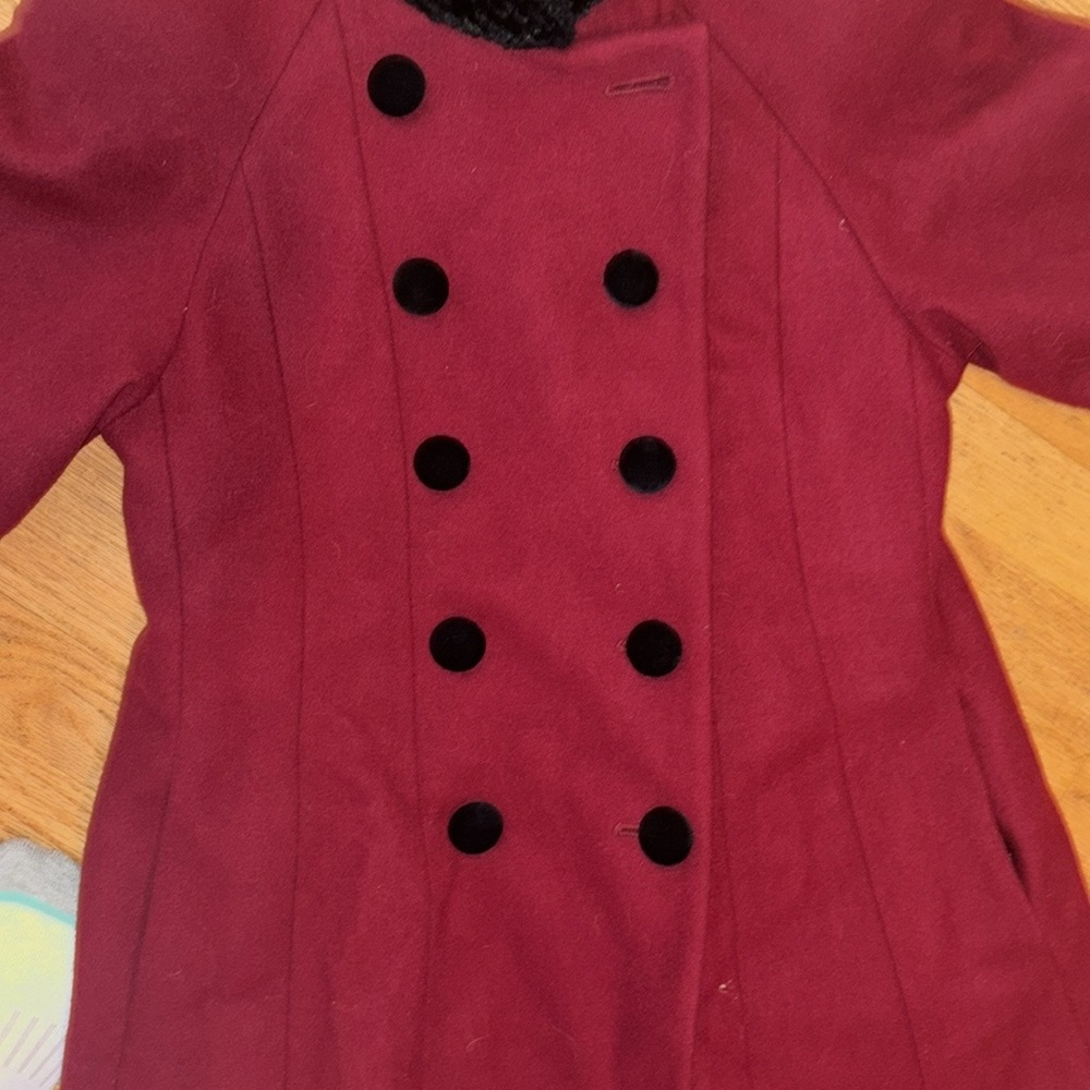 Donnybrook Chic Red Double-Breasted Coat - image 7